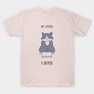 If I fits I sits - Cat Lover T-Shirt